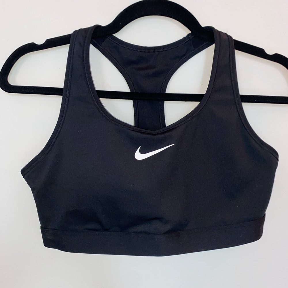 Nike Women's Black and White Sports Bra